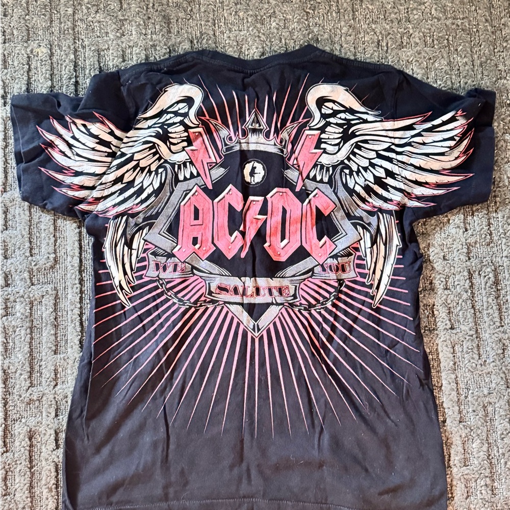 AOP AC/DC Graphic Tee - SIZE MEDIUM